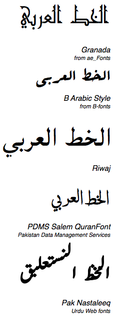 Download arabic font free